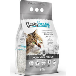 BentySandy Active Carbon Άμμος Γάτας Μπετονίτης χωρίς Άρωμα 10lt