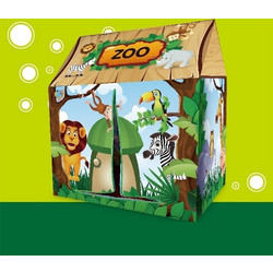 Blue Toys Ζούγκλα με Μπαλάκια Παιδική Σκηνή Σπιτάκι MKO810182