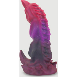 Galactic with Pointed Tip Dildo με Βεντούζα 28cm Μωβ Ροζ