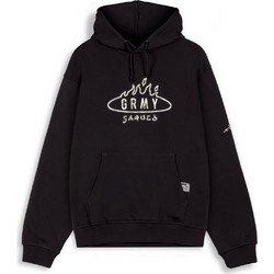 Grimey Ανδρικό Φούτερ με Κουκούλα & Τσέπες Μαύρο GCH600-BLK