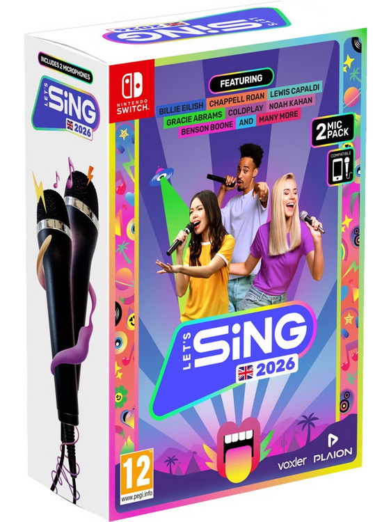 Let's Sing 2026 + 2 Mic Nintendo Switch