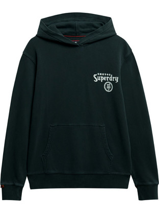 Superdry Ovin TOKYO Ανδρικό Αθλητικό Φούτερ με Κουκούλα Μαύρο M2014390A-04A