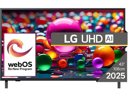 LG 43UA74003LB Smart Τηλεόραση 43" 4K UHD LED HDR (2025)