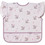 BabyOno Apron Bunny Αδιάβροχη Σαλιάρα Ποδιά Υφασμάτινη με Αυτοκόλλητο Τσέπη & Μανίκια 6m+ Ροζ