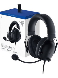 Razer BlackShark V2 X for PlayStation Gaming Headset Over Ear Black