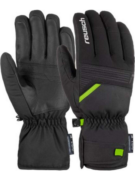 Reusch Bradley R-Tex (R) XT Αδιάβροχα Γάντια Σκι & Snowboard Μαύρα Lime