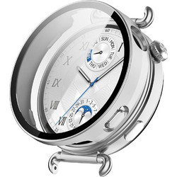 Techsuit Defense360 Pro Πλαστική Θήκη Tempered Glass για Huawei Watch GT6 41mm Ασημί