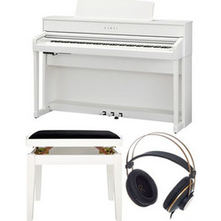 Kawai CA-701 Set Ηλεκτρικό Πιάνο Όρθιο με 88 Βαρυκεντρισμένα Πλήκτρα White
