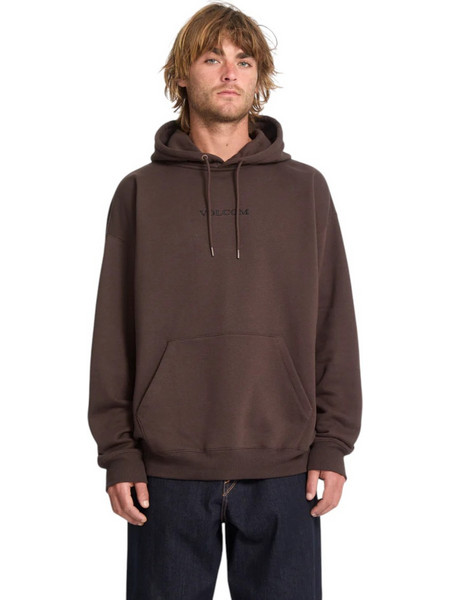 Volcom Ανδρικό Φούτερ με Κουκούλα & Τσέπες Καφέ A4132515-CAO