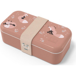 Monbento Fox Πλαστικό Παιδικό Δοχείο Φαγητού Σομόν 500ml