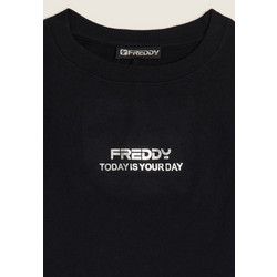 Freddy Γυναικείο Αθλητικό Crop Top Μαύρο S25WMCS6N-N28