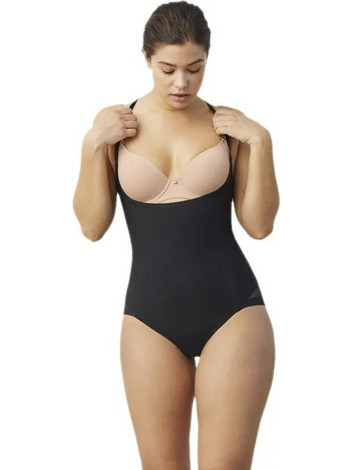 Ysabel Mora Body-Up Κορσές Slip Σύσφιξης & Ανόρθωσης χωρίς Ραφές Μαύρος 19621