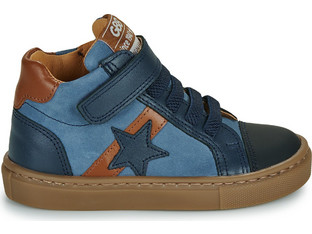 GBB Παιδικά Sneakers Μποτάκια Navy Μπλε Καφέ AM352-22