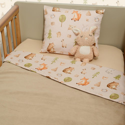 Baby Oliver Des 428 Κουβέρτα Κούνιας Βελουτέ 100x150 Μπεζ