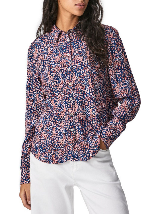 Pepe Jeans Mirian Μακρυμάνικο Γυναικείο Πουκάμισο Πολύχρωμο PL304223-0AA