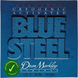 Dean Markley Blue Steel 2554A Σετ 7 Χορδές Ηλεκτρικής Κιθάρας Nickel Plated Steel 9-56" Custom Light Tension