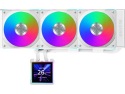 Lian Li Hydroshift II LCD-S 360CL White Υδρόψυξη CPU 120mm RGB για Socket 1700 / 1851 / AM4 / AM5