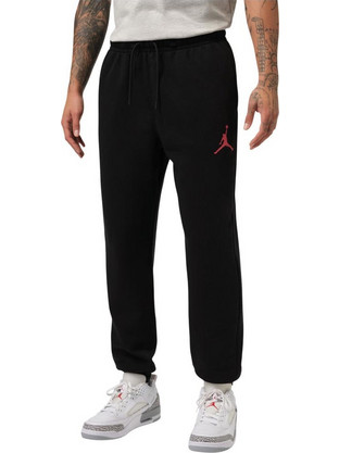 Jordan Air Ανδρικό Παντελόνι Φόρμας Fleece με Λάστιχο Μαύρο IR0331-010