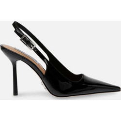 Steve Madden Γόβες Slingback Δερμάτινες με Τακούνι Στιλέτο Μαύρες 1100484-018