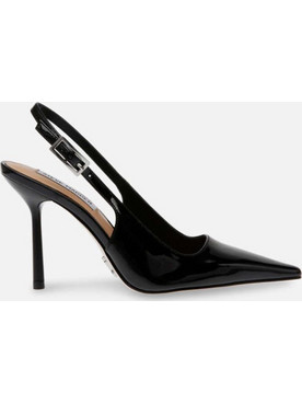 Steve Madden Γόβες Slingback Δερμάτινες με Τακούνι Στιλέτο Μαύρες 1100484-018