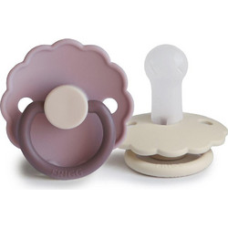 Frigg Daisy Πιπίλες Σιλικόνης 6-18m Lavender Haze Cream 2τμχ