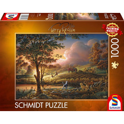 Puzzle Schmidt Sun Gold Over Ripe Fields 1000 Κομμάτια