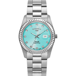 Roamer Amalfi Γυναικείο Ρολόι με Ασημί Μεταλλικό Μπρασελέ 852844410520
