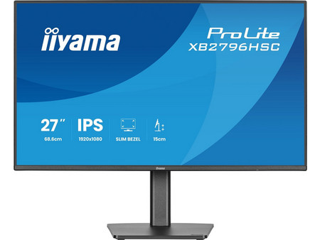 iiyama ProLite XB2796HSC-B1 IPS Monitor 27" 1920x1080 FHD 144Hz 3ms