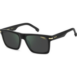 Carrera CA378/S 807/Q3 Ανδρικά Γυαλιά Ηλίου Τετράγωνα Κοκάλινα Μαύρα με Μαύρο Φακό