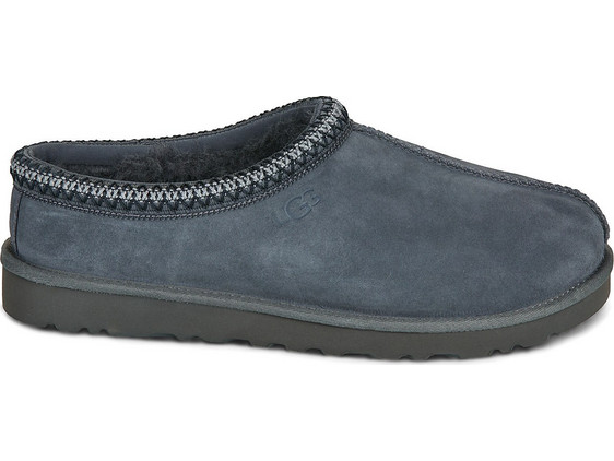 UGG Tasman II Χειμερινές Ανδρικές Παντόφλες Κλειστές με Γούνα Navy Μπλε 1174671-DGRY