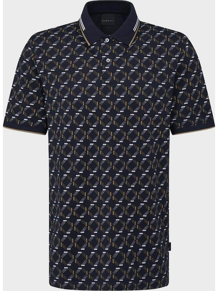 Bugatti Ανδρική Μπλούζα Polo Κοντομάνικη Navy Μπλε 8150-75032C-390
