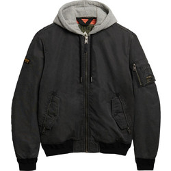 Superdry Ανδρικό Μπουφάν Χειμωνιάτικο Bomber Ανθρακί M5012080A-AFB