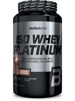 Biotech USA ISO Whey Platinum Chocolate Πρωτεΐνη Ορού Γάλακτος Γράμμωσης Χωρίς Γλουτένη 908gr