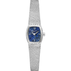 Bulova Goddess of Time Γυναικείο Ρολόι με Ασημί Μεταλλικό Μπρασελέ 96L343