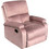 HomeMarkt Πολυθρόνα Relax Βελούδινη Ροζ DIONI HM3296.02