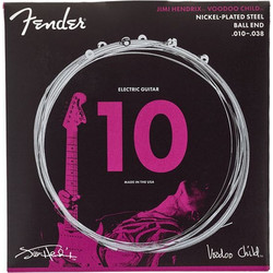 Fender Hendrix Voodoo Child BE Σετ 6 Χορδές Ηλεκτρικής Κιθάρας Nickel Plated Steel 10-38" Hard Tension