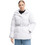Calvin Klein Γυναικείο Μπουφάν Χειμωνιάτικο Puffer Μακρύ Λευκό LV047D507G-WGA