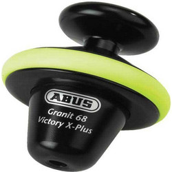 ABUS Granit Victory X-Plus 68 Κλειδαριά Δισκόφρενου Μηχανής 14mm Κίτρινη Μαύρη