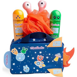 Martinelia I Need More Space Alien Body Lotion 100ml + Shower Gel 100ml + Bath Puff + Cosmetic Bag