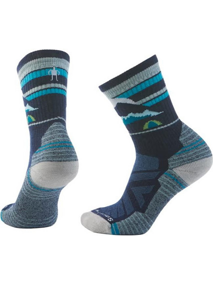 Smartwool Μάλλινες Γυναικείες Κάλτσες Μαύρες Μπλε Navy Μπλε με Σχέδια SW002272092