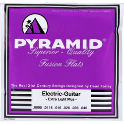 Pyramid Fusion Flats FF9546 Σετ 6 Χορδές Ηλεκτρικής Κιθάρας Pure Nickel 9-46" Extra Light Tension