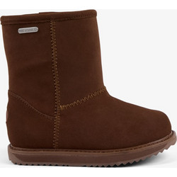 Emu Australia Παιδικά Μποτάκια Καφέ Suede με Γούνα K13225