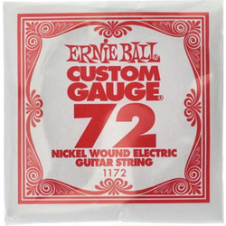 Ernie Ball 1172 Σετ 6 Χορδές Ηλεκτρικής Κιθάρας Nickel Plated Steel 72"