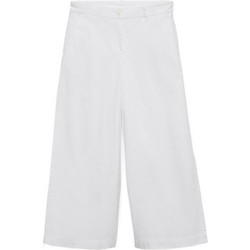 Vero Moda Υφασμάτινο Γυναικείο Παντελόνι Relaxed Εφαρμογή Λευκό 10339636
