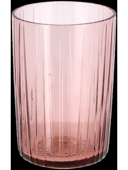 Bitz Σετ Ποτήρια Νερού Γυάλινα Kusintha Ροζ 380ml 4τμχ 24244