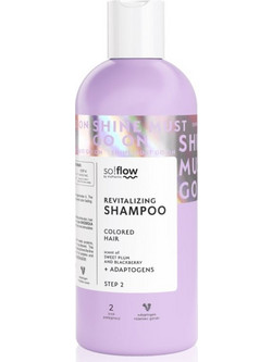 So!flow Coloured Σαμπουάν για Προστασία Χρώματος & Επανόρθωση για Βαμμένα Μαλλιά 400ml