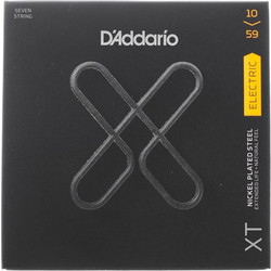 D'Addario XTE1059 Σετ 7 Χορδές Ηλεκτρικής Κιθάρας Nickel Plated Steel 10"