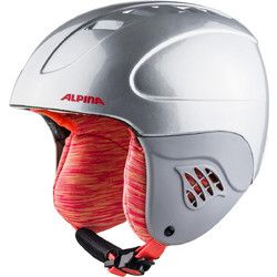 Alpina Carat Flamingo Παιδικό Κράνος Σκι & Snowboard Ασημί