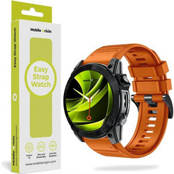 Mobile Origin Easy Strap Silicone Λουράκι Σιλικόνης Orange (Universal 20mm)