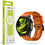 Mobile Origin Easy Strap Silicone Λουράκι Σιλικόνης Orange (Universal 20mm)
